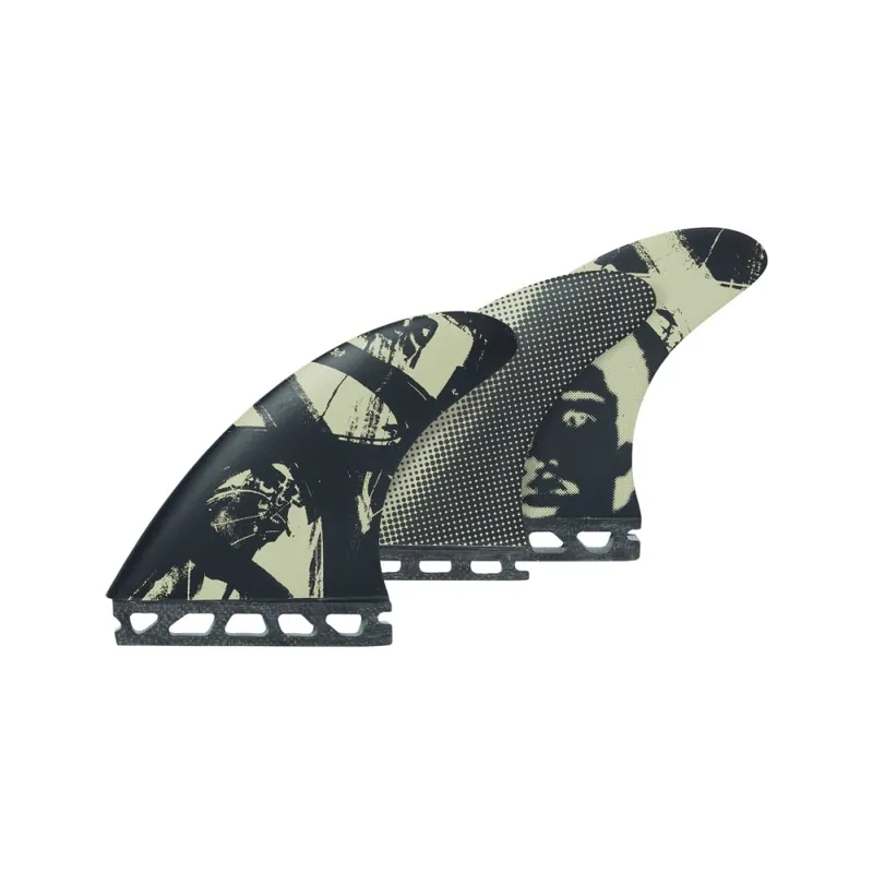 Captain Fin Mikey February 4.65 Medium Tri Fin Set (M) Black Saisonangebot