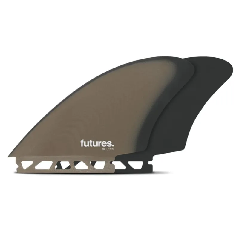 FUTURES Twin Fin Set K2 Keel Fiberglass Mega-Angebot