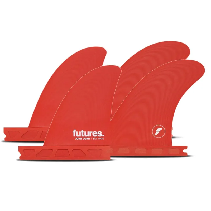 Schnäppchen FUTURES Quad Fin Set JJ Florence Big Wave