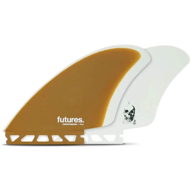 Günstig FUTURES Twin Fin Set Christenson KEEL Fiberglass