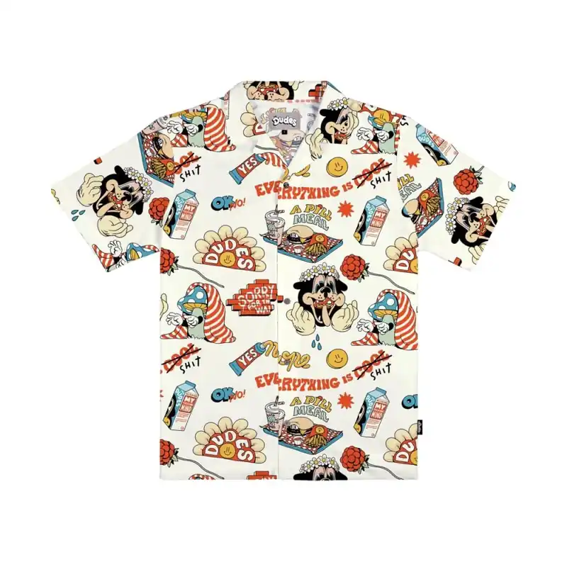 Preis Gesenkt The Dudes A Pill Meal Hawaiian Shirt M