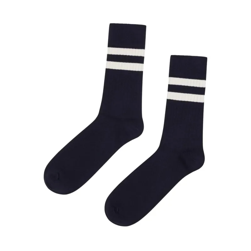 Online Kaufen Klitmoller Collective Retro Cotton Socks Navy Cream 41-46