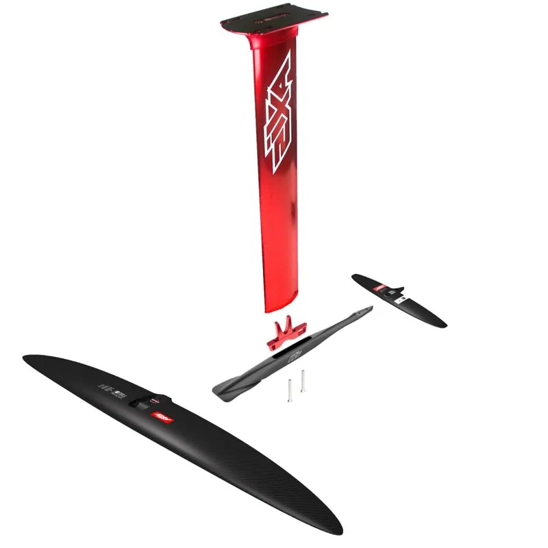 Bestseller Axis Spitfire Carbon Komplettfoil Set Ultra Lightwind 1180 Wing, Pump & Downwind