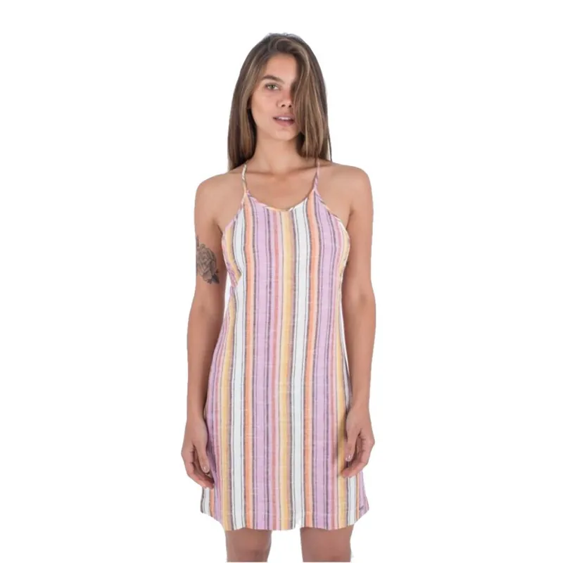 Neuheit Hurley Womens Sunset Stripe Mini Dress Kleid