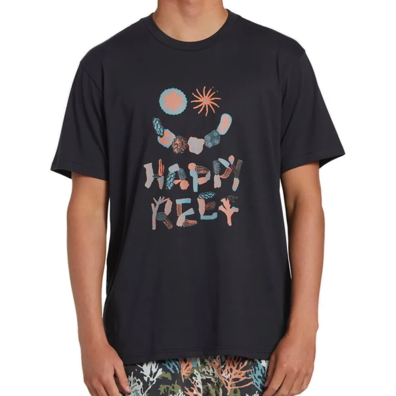 Top-Preis Billabong Coral Gardeners Happy Reef Shirt Washed Black M