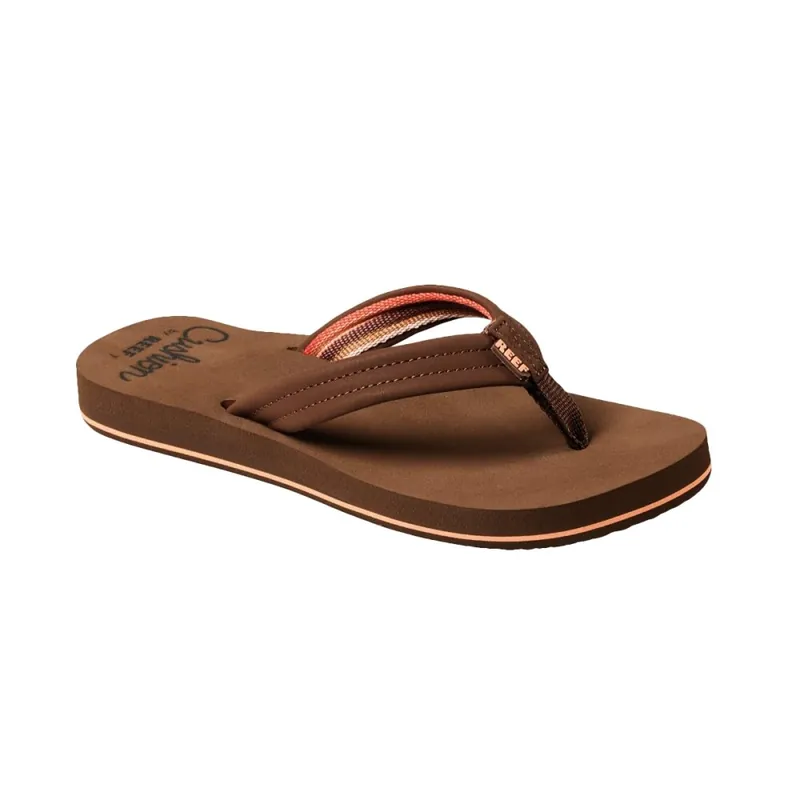 Bestpreis reef Cushion Breeze Zehentrenner Chocolate US 9 (40)