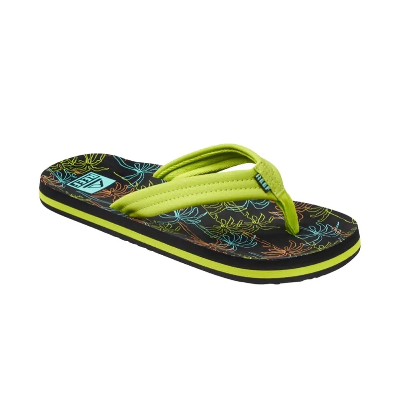 Sichere Zahlung reef Kids Ahi Zehentrenner Neon Palm 3 (EU 34)