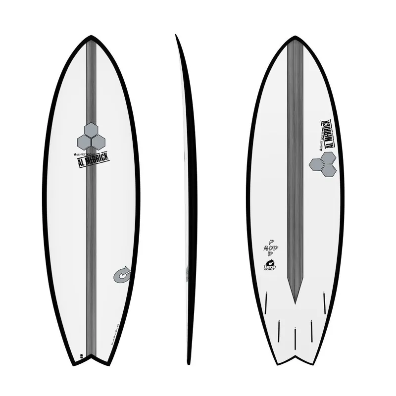 Markenware Surfboard CHANNEL ISLANDS X-lite Pod Mod 5.6 black