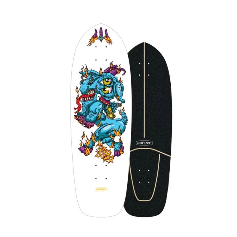 Carver Skateboards Yago Fire Goat 30.75" Surfskate Deck Aktuell
