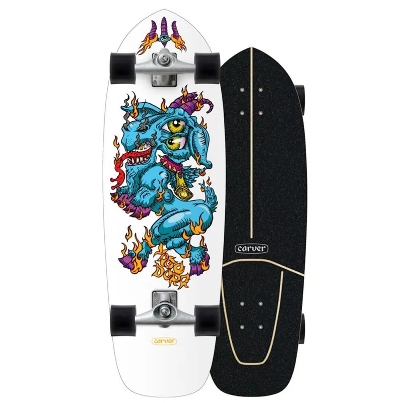 Geprüft Carver Skateboards Yago Fire Goat 30.75" Surfskate Komplettboard CX