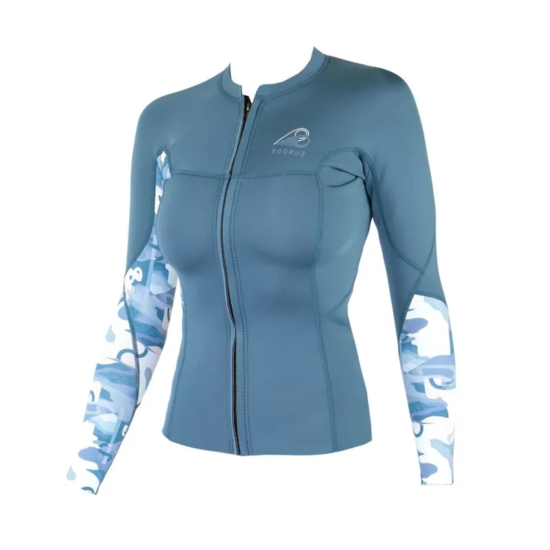 Soöruz Divine Top LS Zip 2/1 SUP Jacke Blue Saisonangebot