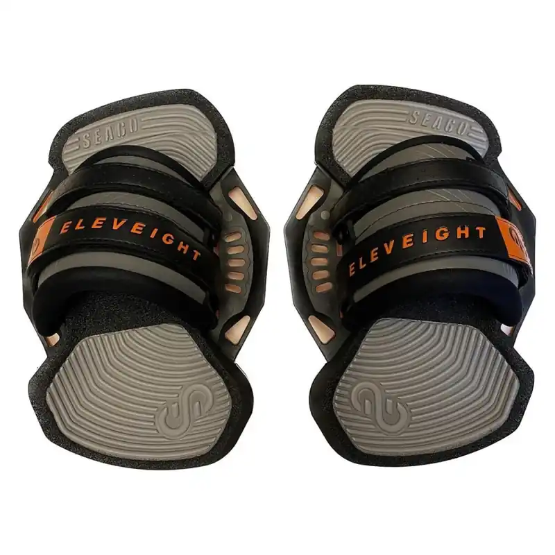 Eleveight Seago V1 Kiteboard Pro Straps & Pads Orange Direktkauf