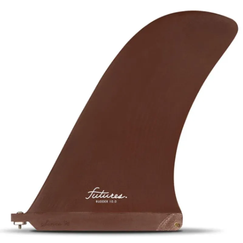 FUTURES Single Fin Rudder 10.0 Fiberglass US Solange Der Vorrat Reicht