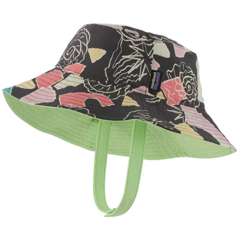 Billig Patagonia Baby Sun Bucket Hat Anacapa Forge Grey 6-12M