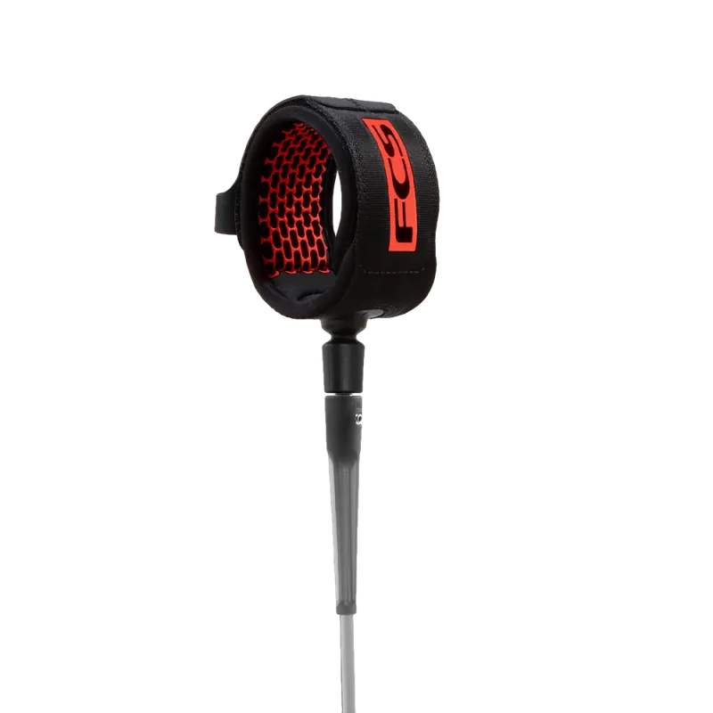 Must-Have FCS Surfboard Comp Essential Series Leash 6‘0" Flame Red