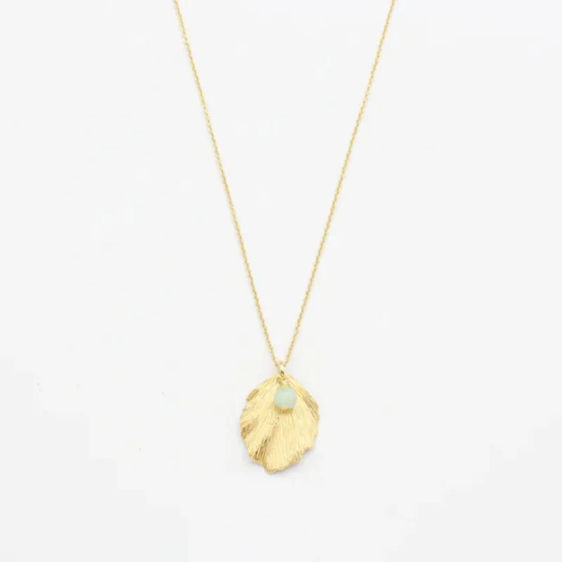 Highlight Jewelberry Kette Hazel Leaf vergoldet