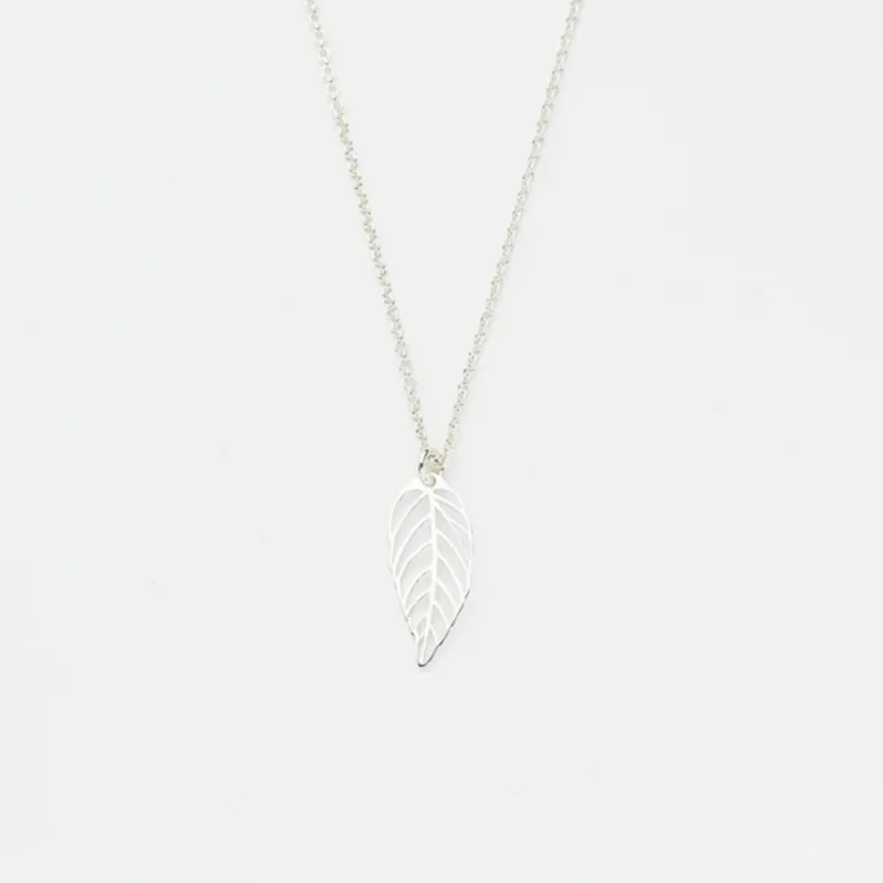 Jewelberry Kette Cut Out Leaft Silber Nur Heute