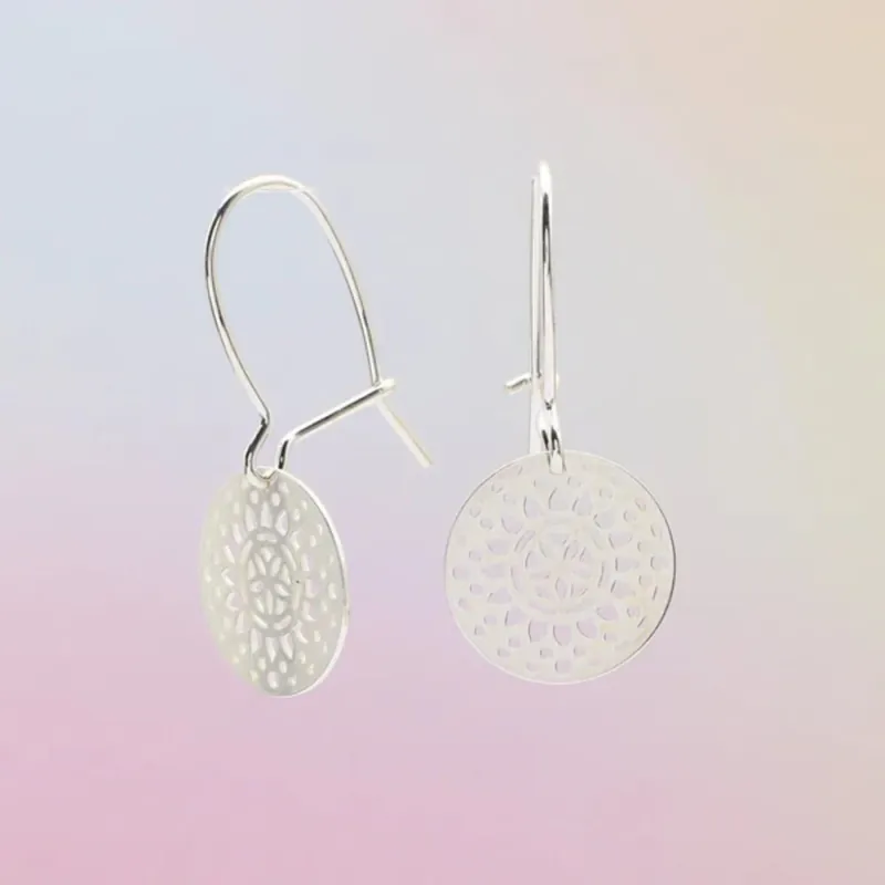 Ausverkauf Jewelberry Ohrringe Mandala Silber