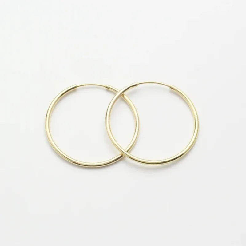 Jewelberry Kreole Basic Hoop M vergoldet Neuheit