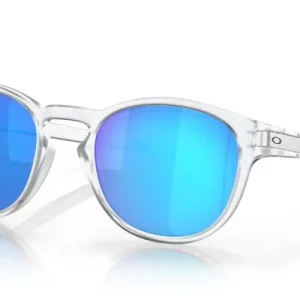 Online Kaufen Oakley Latch Sonnenbrille Matte Clear Prizm Sapphire Polarized
