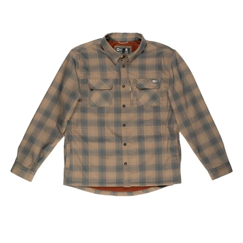 Billig Salty Crew Fathom LS Tech Shacket Jacke Pewter S