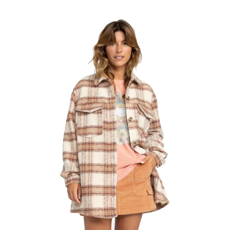 Roxy Check The Swell Hemdjacke Parchment Paradise Plaid Must-Have