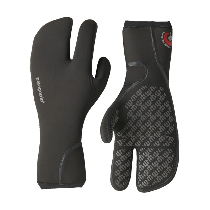 Expressversand Patagonia R4 Yulex Regulator Three Finger 5mm Neohandschuhe Black XS