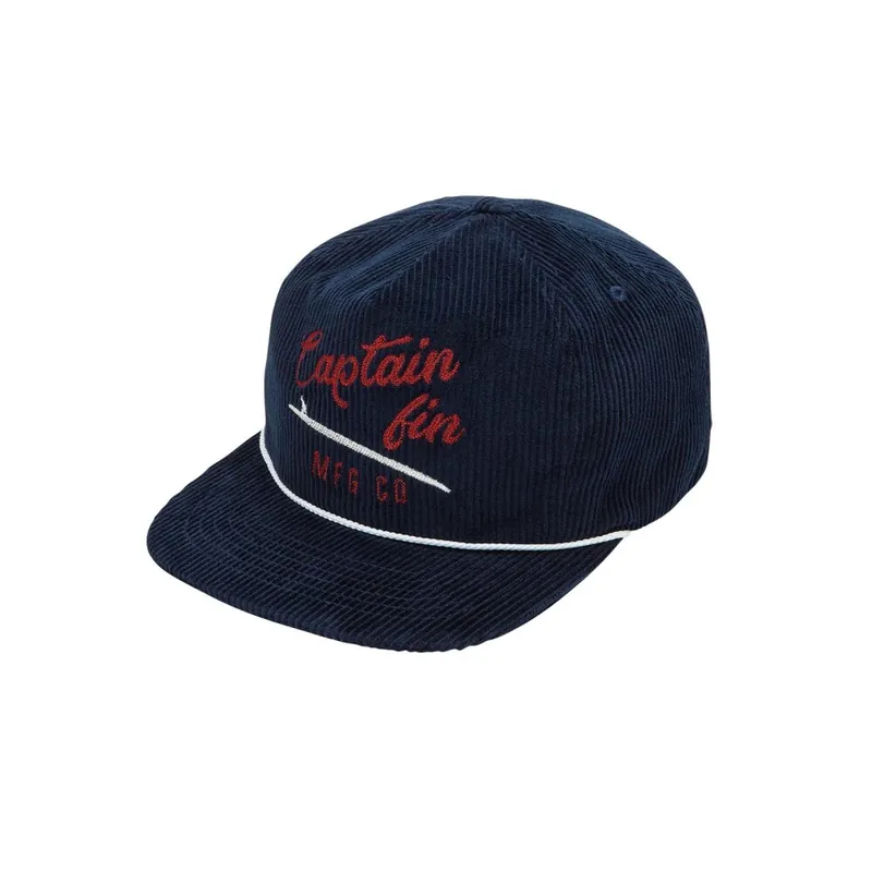 Captain Fin Curvey Beach Hat Dark Navy Zertifiziert