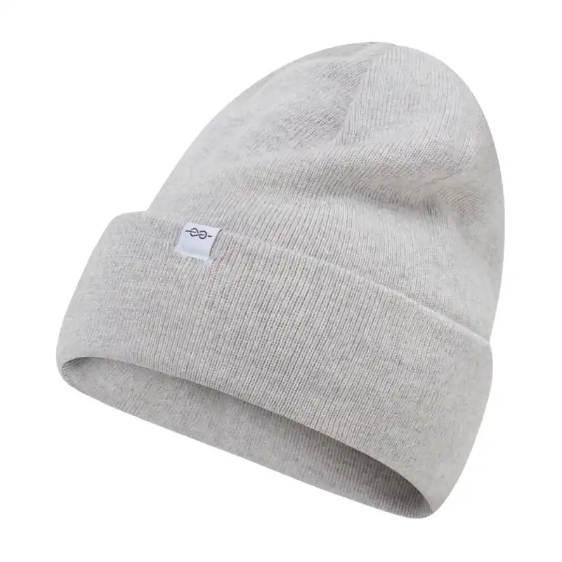 Klitmoller Collective Fine Rib Beanie Pastel Grey Preis Gesenkt