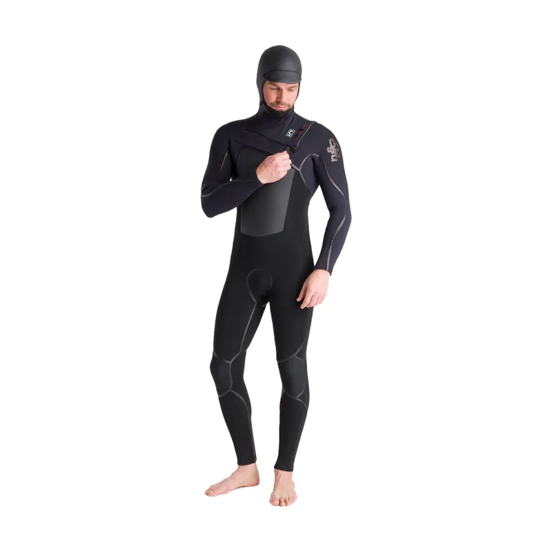 C-Skins NuWave Wired+ Hooded Steamer 6/5 Neoprenanzug Black LT Sofort Bestellen