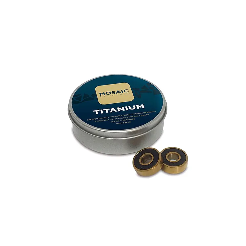 Mosaic Kugellager Titanium Gold black Bearings (Satz inkl. Spacer) Markenware