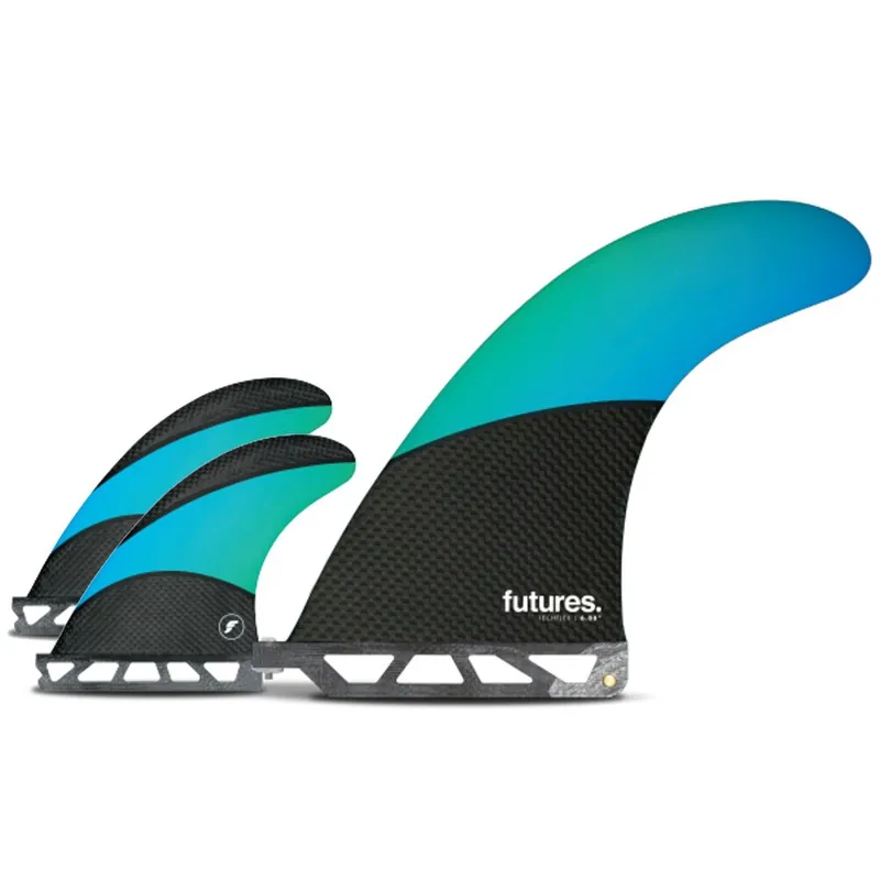 FUTURES 2+1 Fin Set Techflex Longboard Neue Ware