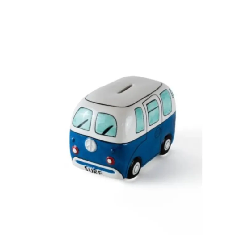 Devoted Surf Van Spardose Piggy Bank Blue Neu Im Sortiment