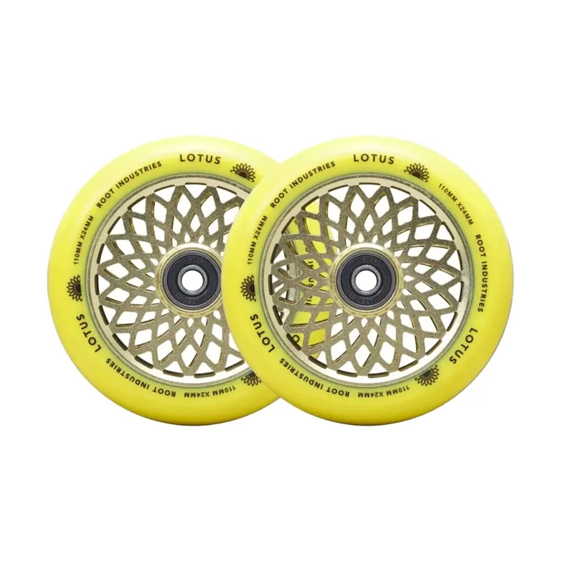 Root Lotus 110mm Scooter Rollen Radiant Yellow Direkt Vom Hersteller