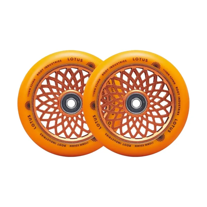 Root Lotus 110mm Scooter Rollen Radiant Orange Kracherpreis