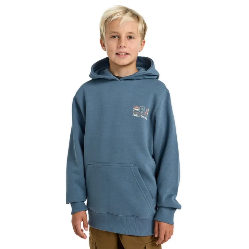 Billabong Boys Foundation Hoodie Slate Blue 14/L Neu