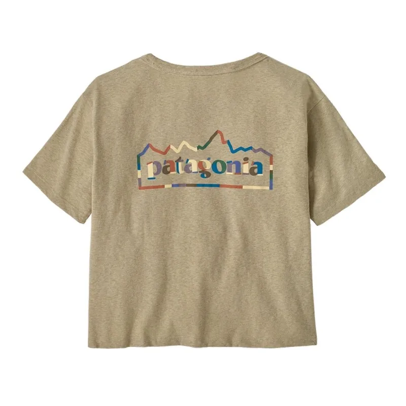 Patagonia W‘s Unity Fitz Easy Cut Responsibili Tee Plumice S Echt