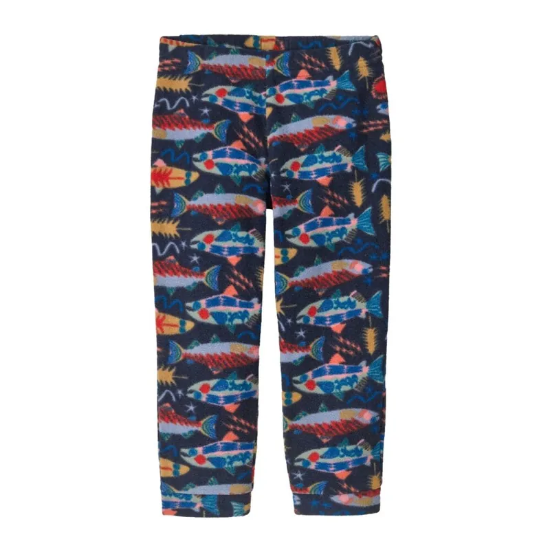 Patagonia Baby Micro D Buttoms Salmon Energy New Navy Aktuell