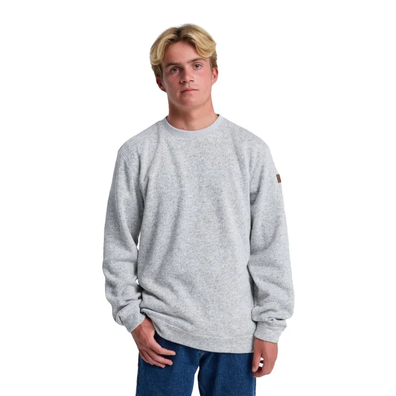 Top-Seller Quiksilver Keller Crew Pullover Light Grey Heather S