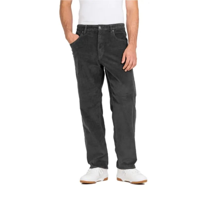 Reell Solid Vulcan Grey Cord Hose M 32/32 Meistverkauft
