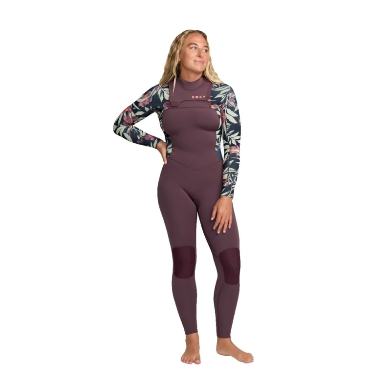 Roxy Swell Series FZ 5/4 Frauen Neoprenanzug Black Multi 6 (S) Preisknaller