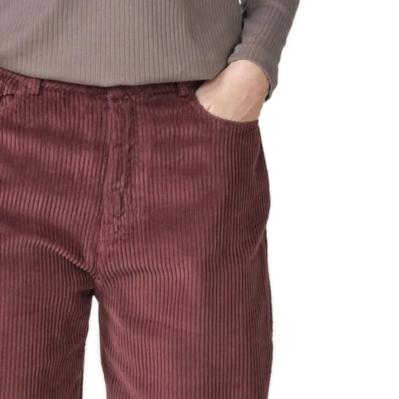 Nur Für Kurze Zeit Klitmoller Collective Gwen Jumbo Corduroy Pants Burgundy 30