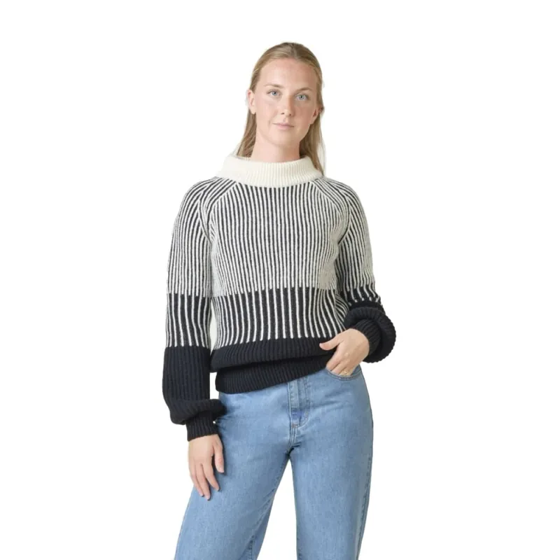 Wochenendangebot Klitmoller Collective Betty Knit Pullover Navy Cream M