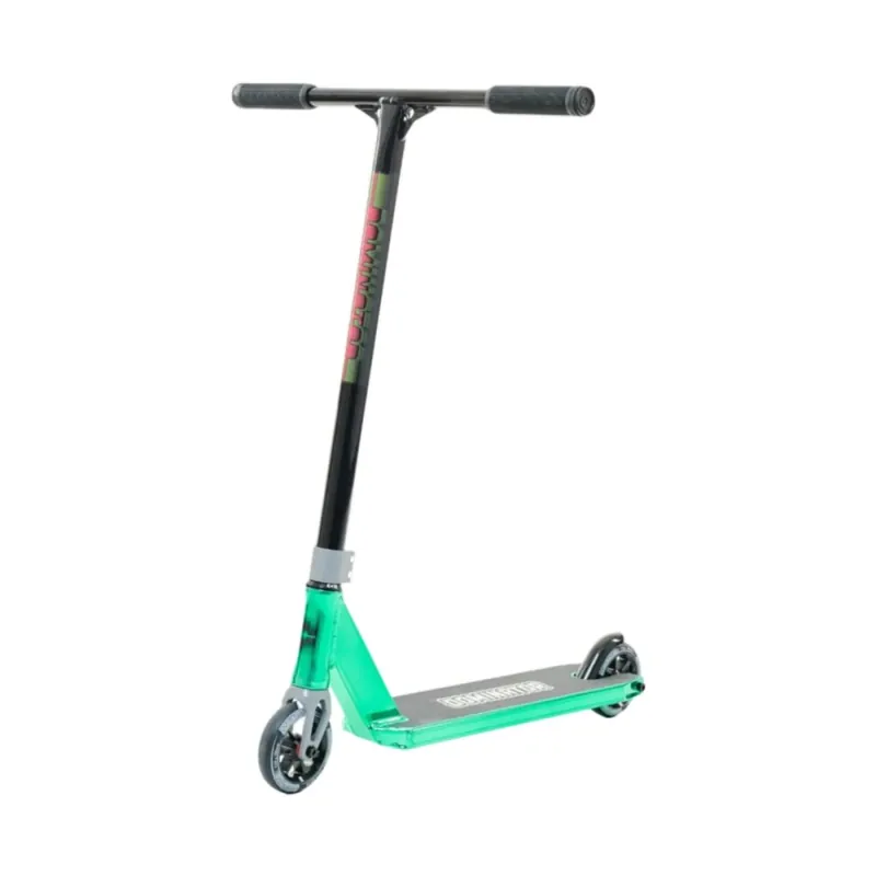 Dominator Team Edition Mini Stunt Scooter Green Chrome Sonderaktion