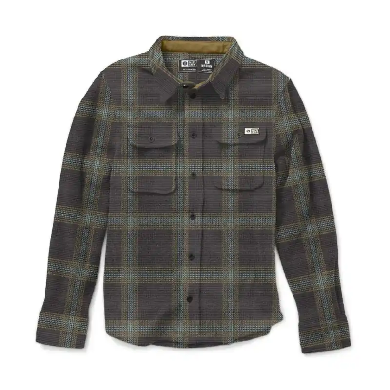 Salty Crew Swellter Polar Flannel Shirt Phantom M Solange Der Vorrat Reicht