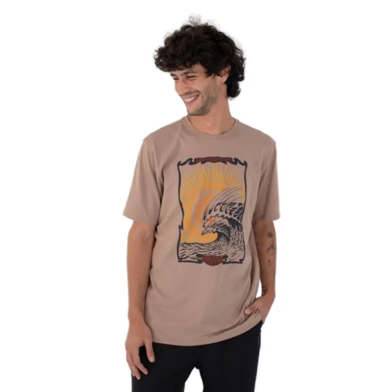 Hurley T-Shirt H2O Dri Wave Mandala SS Bristlecone HTR S Mega-Angebot