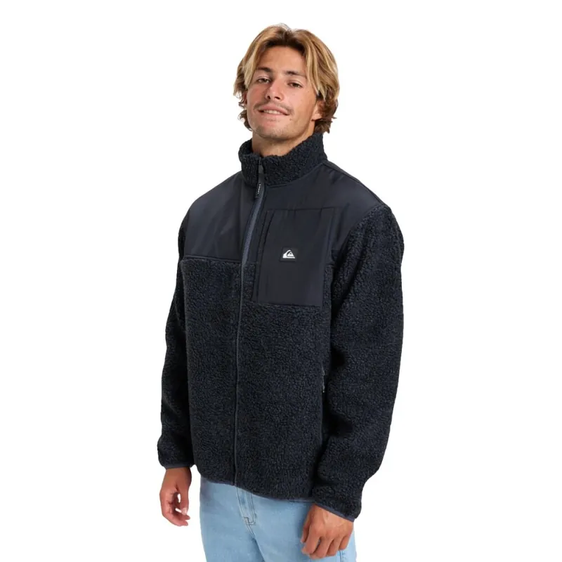 Wochenendangebot Quiksilver Shallow Water Fleecjacke Indian Ink Heather M