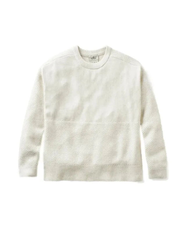 Preiswert Passenger Clothing Cove 2.0 Biobaumwolle Strickpullover Off White XS