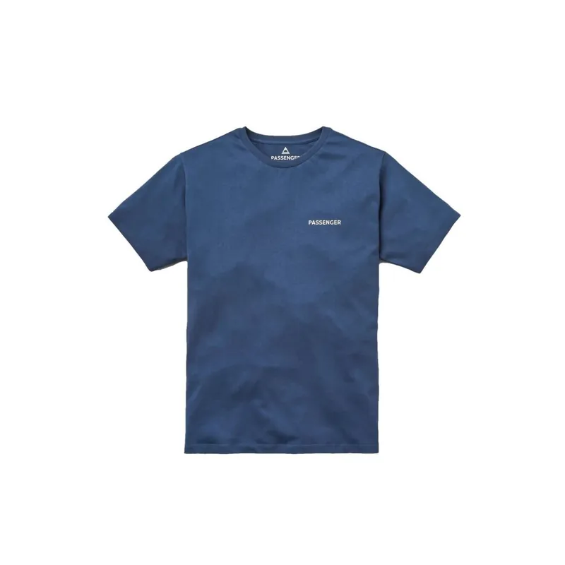 Passenger Clothing Roamer Recyceltes Baumwoll-T-Shirt Rich Navy Billig