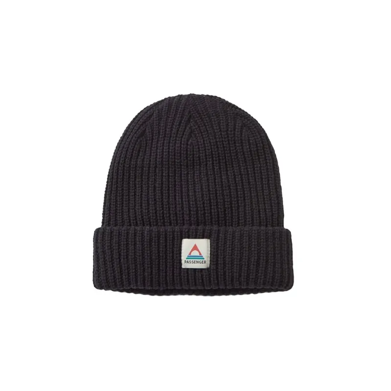 Knallerangebot Passenger Clothing Beechwood Recycelte Fleece Mütze Black